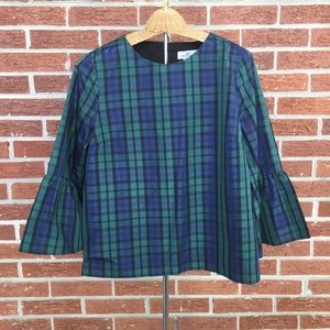 Vineyard Vines Women’s Plaid Long Sleeve Blouse